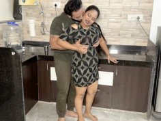 Desi wife fucked hard in kitchen - hot indian homemade sex with desimaal69